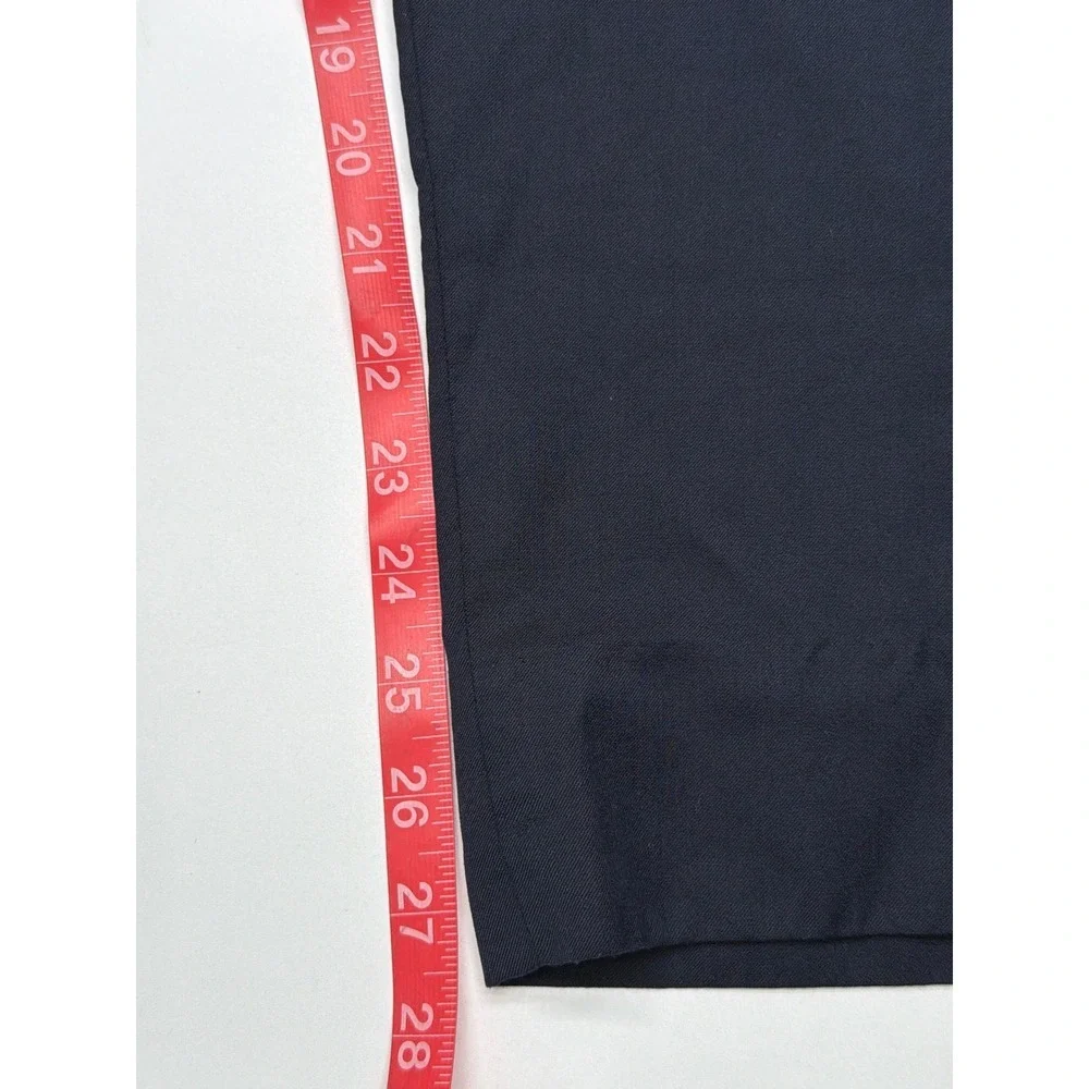 Men's Tailored Navy Blue Dress Pants Made in Italy Size 44‎ 27